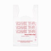Inteplast T-Shirt Bags, 900PK IBSTHW1VAL